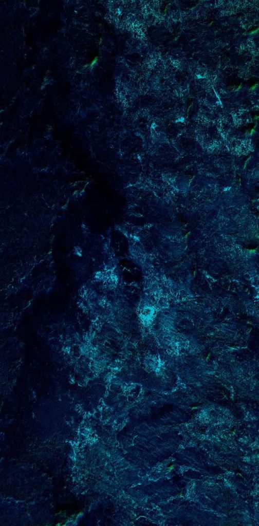 Moody blue marble wallpaper with navy and cyan abstract underwater textured design background