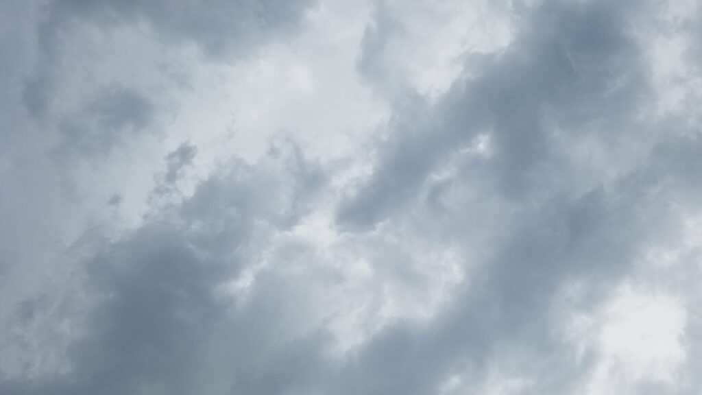 Moody Stormy Sky Wallpaper: Dramatic Grey Clouds Background