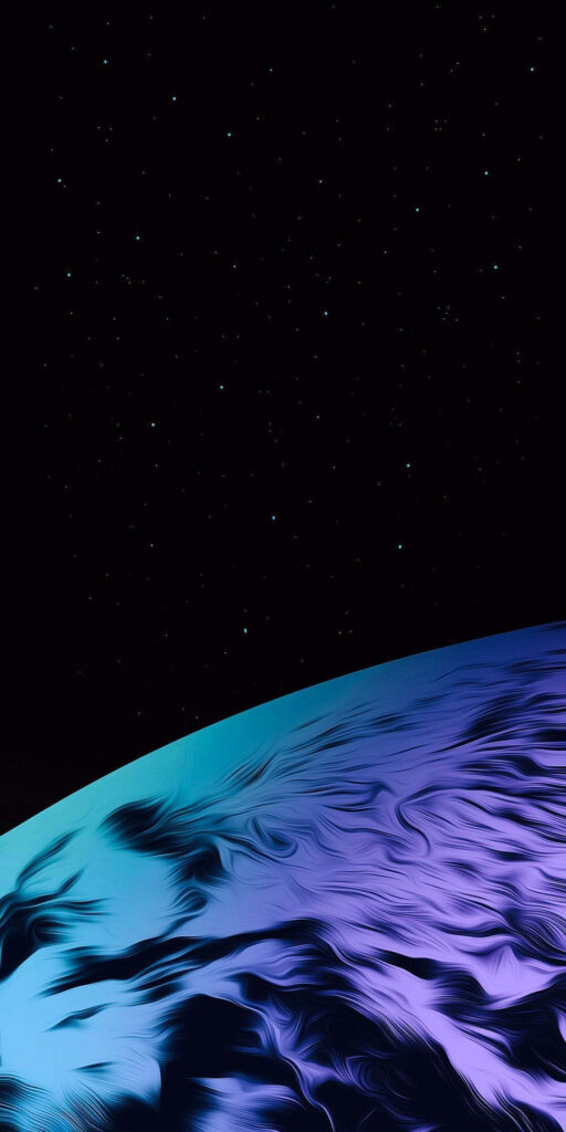 Stargazing Serenity with a Lunar iPhone Wallpaper