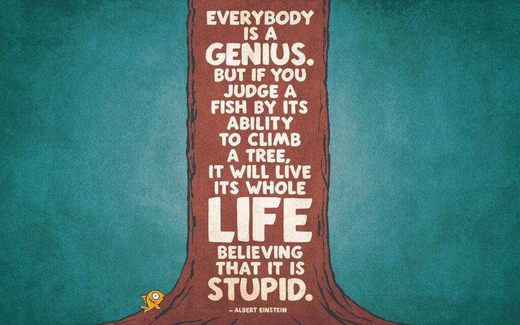 Unforgettable Wisdom: Albert Einstein's Life Quotes for Motivation - HD Wallpaper Background Photo