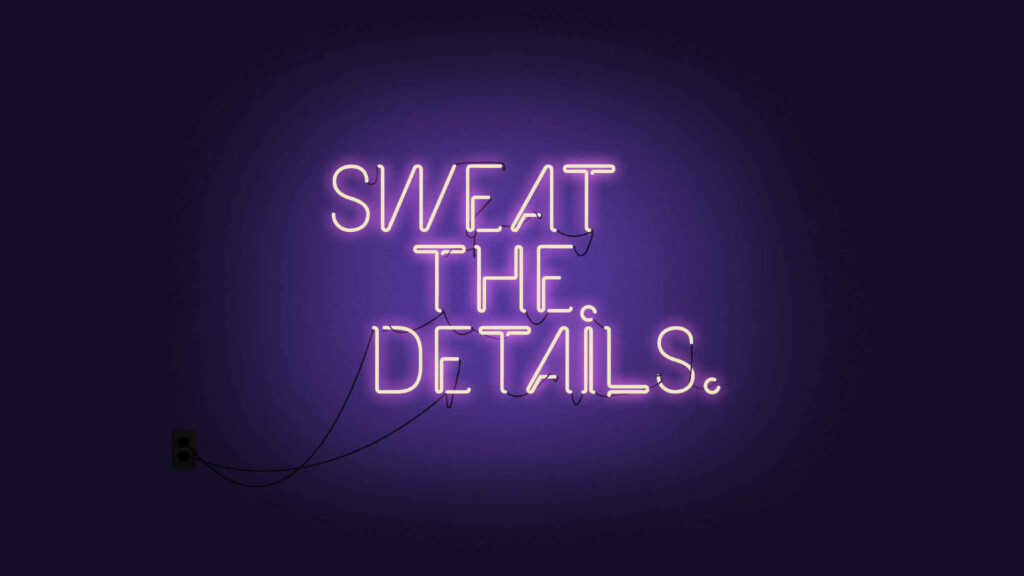 Neon Motivational Wallpaper: Energizing Purple Background for Desktop