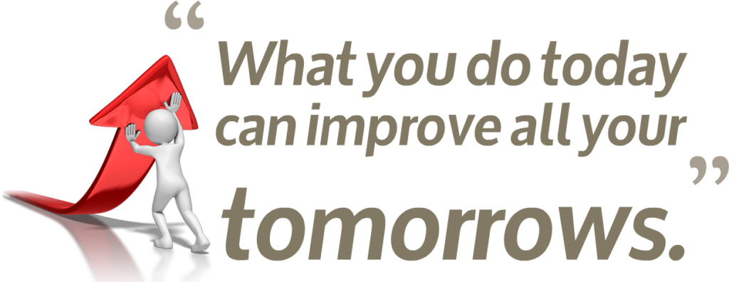 Motivational Wallpaper: Today’s Actions Shape Your Tomorrow