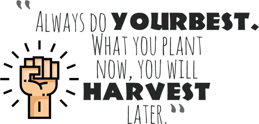Motivational Wallpaper: 'Always Do Your Best' with Fist Graphic