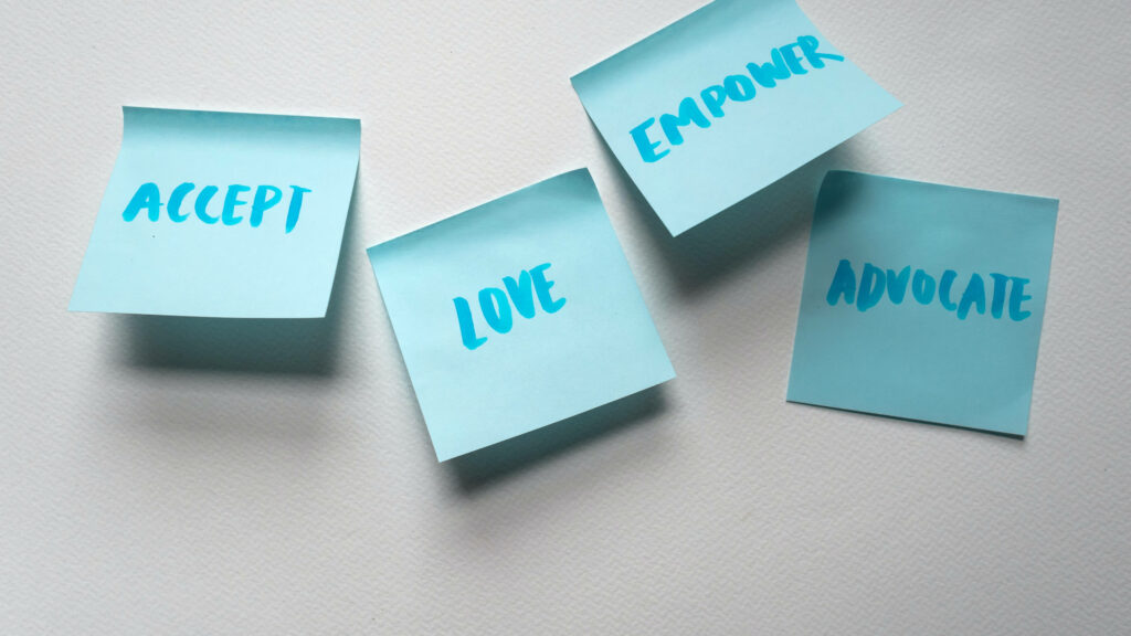 Motivational Minimalist Wallpaper: Inspire with 4 Positive Words