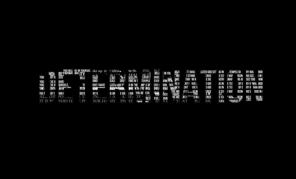 Bold 'DETERMINATION' Wallpaper: Inspiring Quotes on Black Background