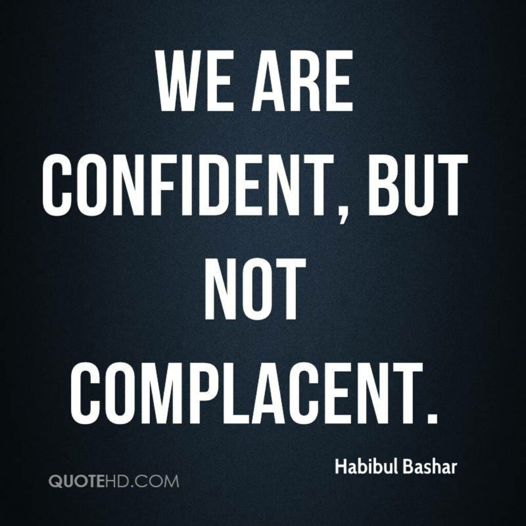 Motivational Wallpaper: Habibul Bashar Quote on Confidence & Humility
