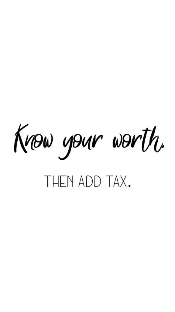Know Your Worth Wallpaper: Empowering Quote in Modern Typography