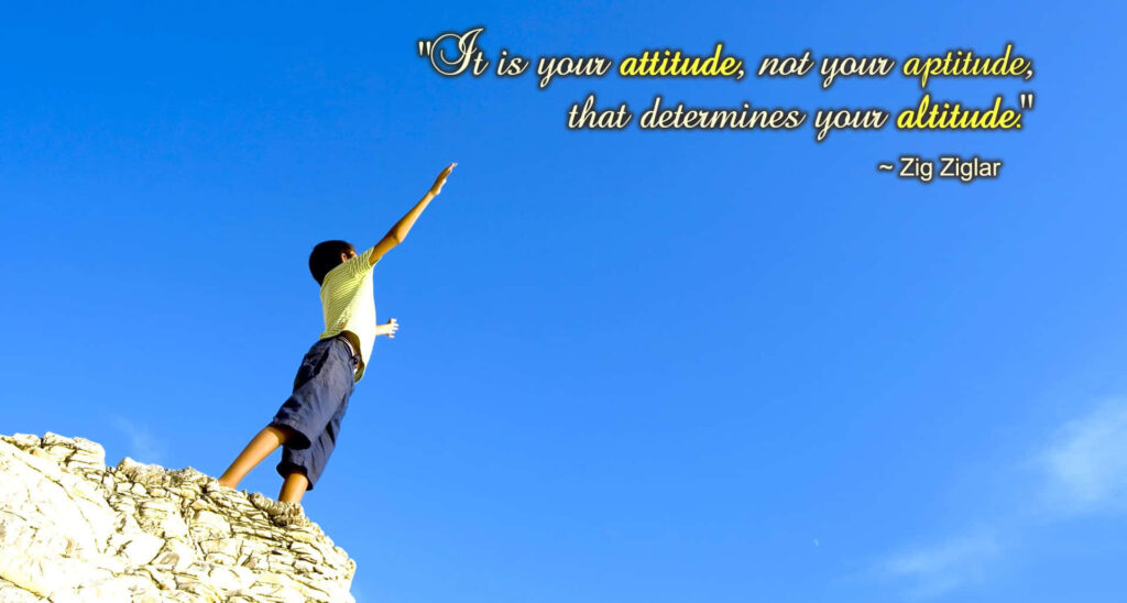 Motivational Wallpaper: Young Person Reaches for Success Quote