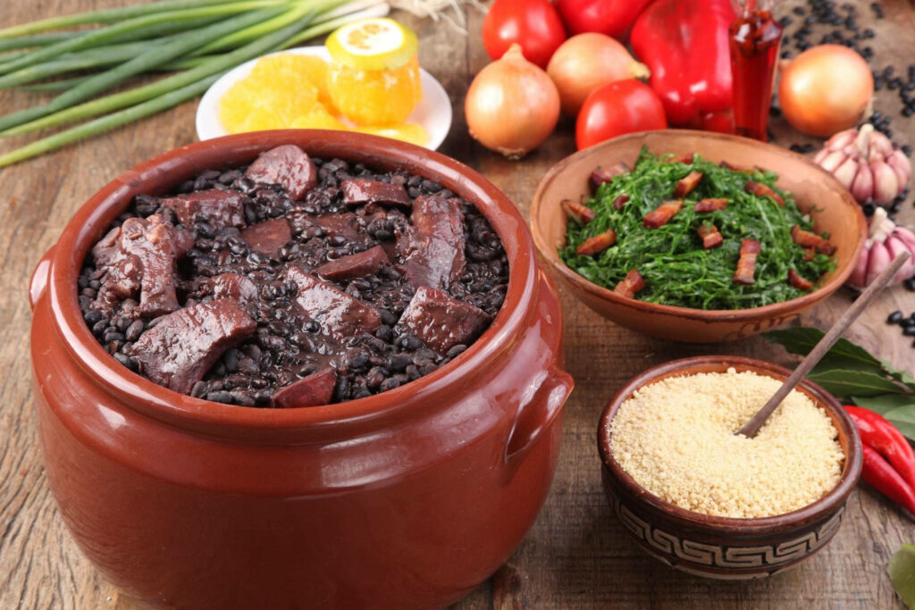 Indulge in Brazilian Feijoada: A Delicious Clay Pot Tradition Wallpaper