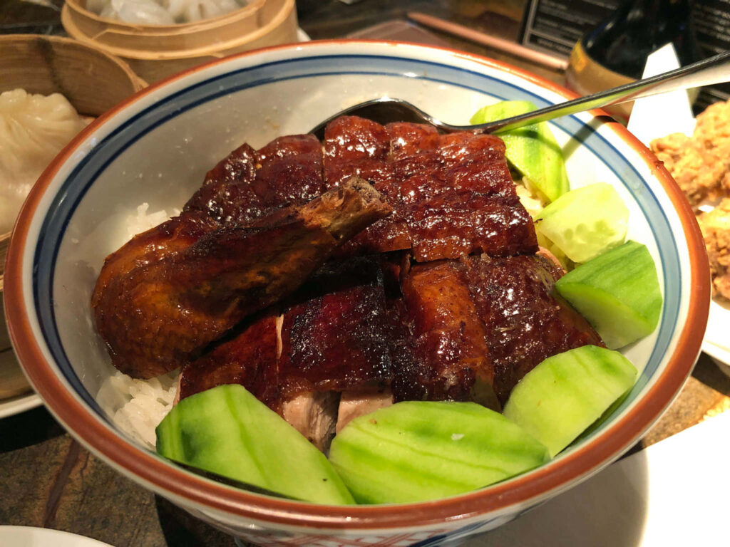 Delicious Duck Rice Bowl at The Duck and Rice, London - Wallpaper