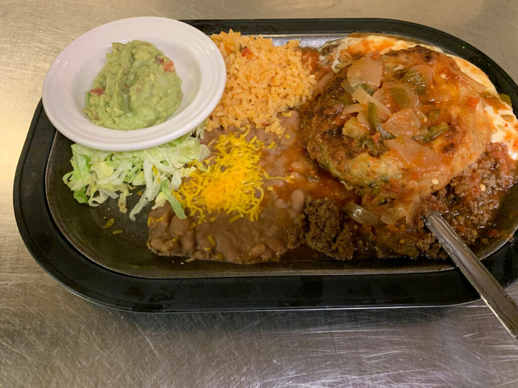 Chili Relleno Delight: Savory Mexican Cuisine Wallpaper Background