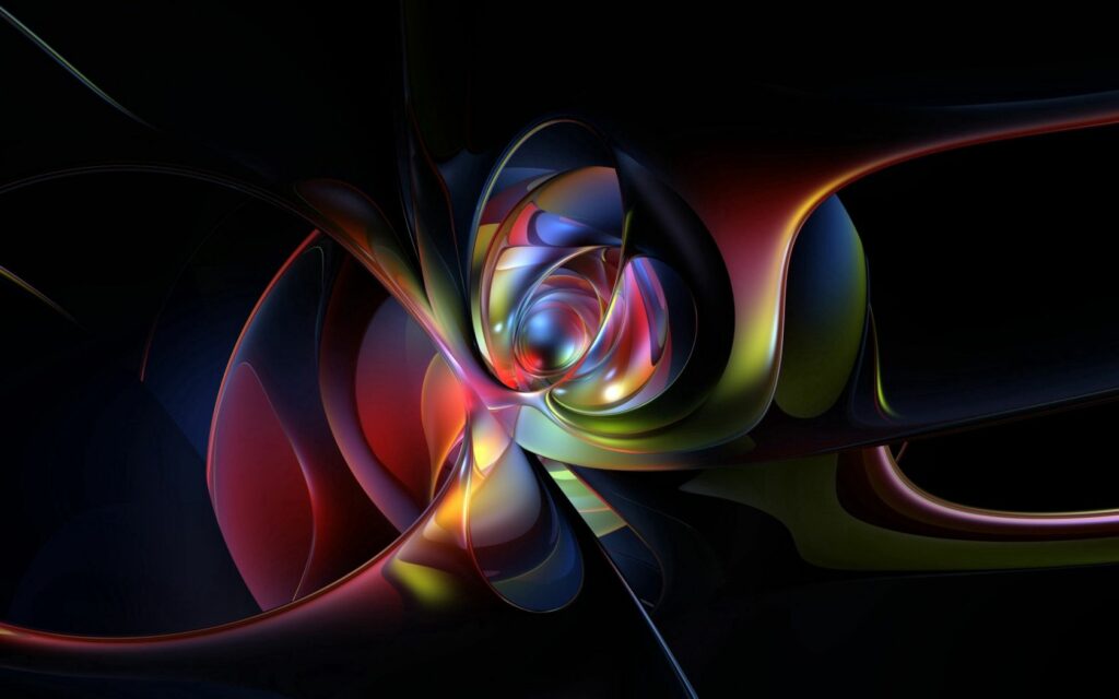 Abstract Multicolored Digital Drawing Wallpaper - 1680x1050