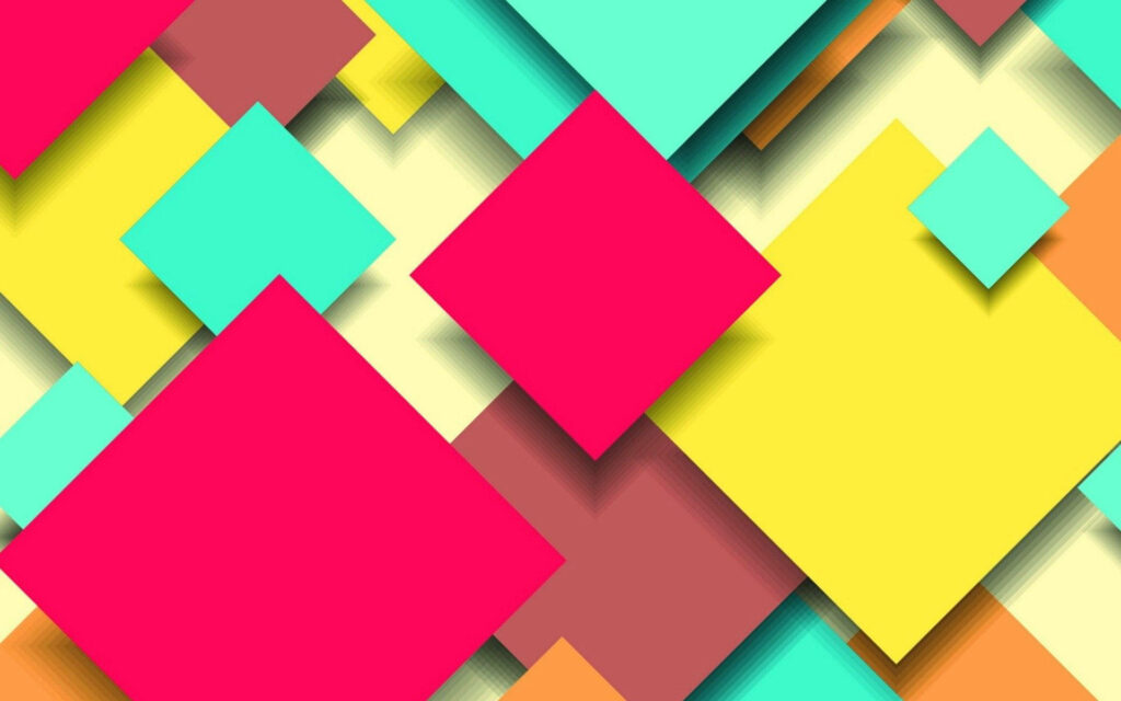 Vibrant Color Spectrum: A Mesmerizing Abstract Arrangement of Multicolored Squares as a Colorful Background. Wallpaper