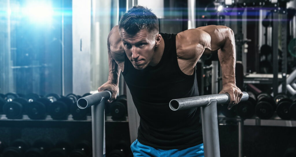 Power and Perseverance: A Glimpse into the World of Exceptional Male Bodybuilders in the Gym - Stunning 4K Sports Wallpaper