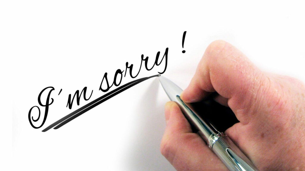 Apologies in High Definition: Captivating Wallpaper Background Photo