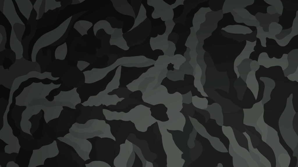 Enigmatic Black Abstraction Unveiled: Captivating 4K Camo Wallpaper