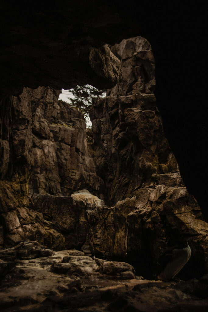 Mysterious Cave Entrance Wallpaper: Explore the Unknown Depths