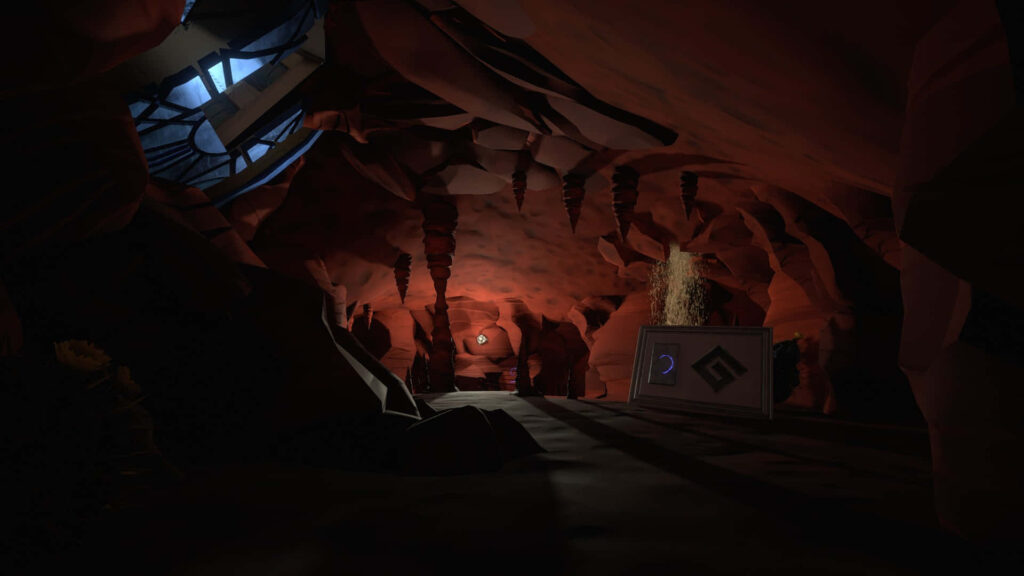 Mysterious Cavern Wallpaper from Outer Wilds: Rugged & Ethereal