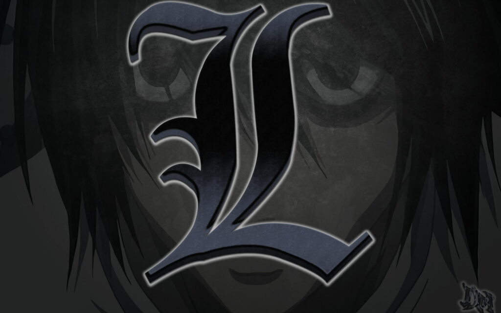 Glimpse into the Shadows: L Lawliet's Sinister Glow - Death Note Manga HD Art, QHD Wallpaper