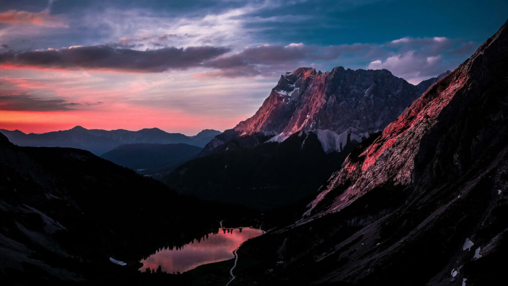Enigmatic Wilderness: A Captivating Dark Nature Background in 4K Resolution Wallpaper