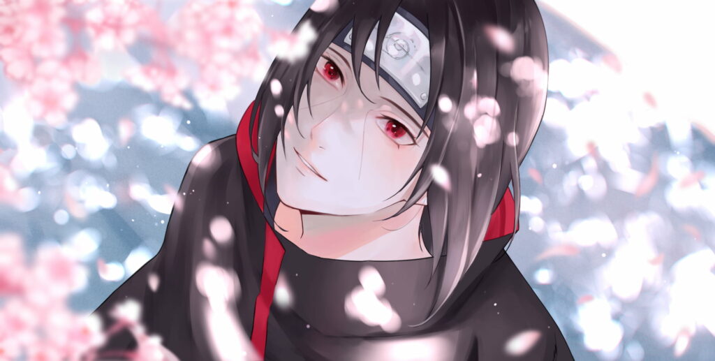 Naruto's Ultimate Darkness Unleashed: Exquisite High Definition Wallpaper Featuring Itachi Uchiha