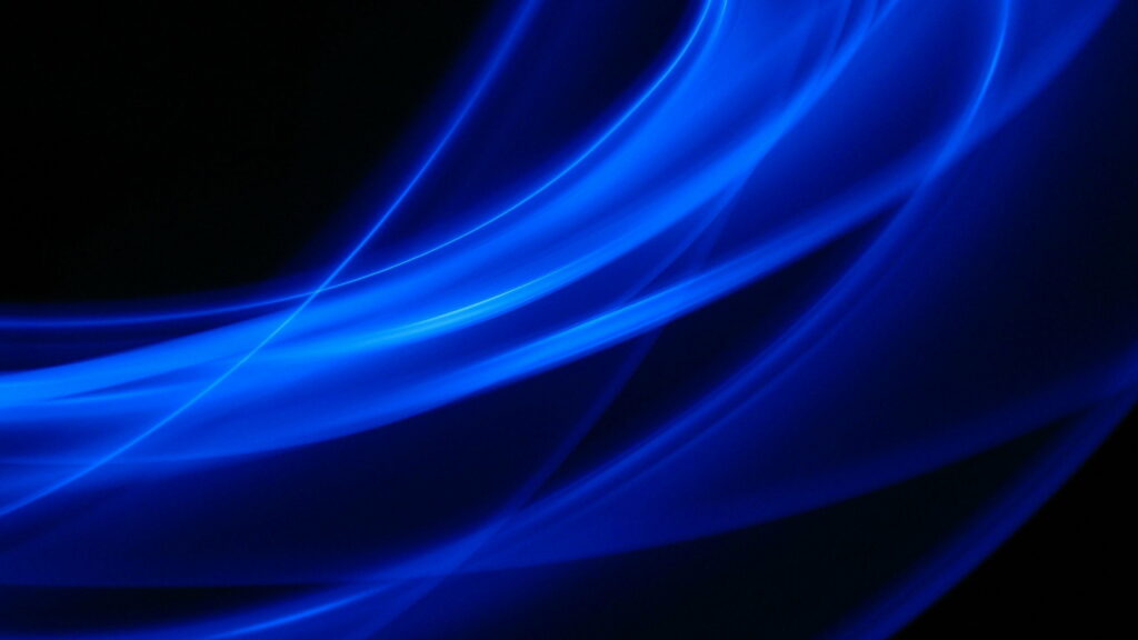 Infinite Whirls: Deep Blue Abstraction Engulfs QHD Wallpaper