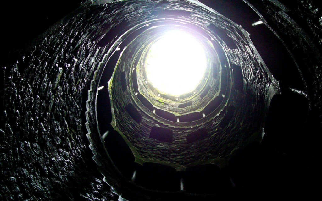 The Enigmatic Initiation Well: Descending Into Sintra's Underground Mysteries Wallpaper