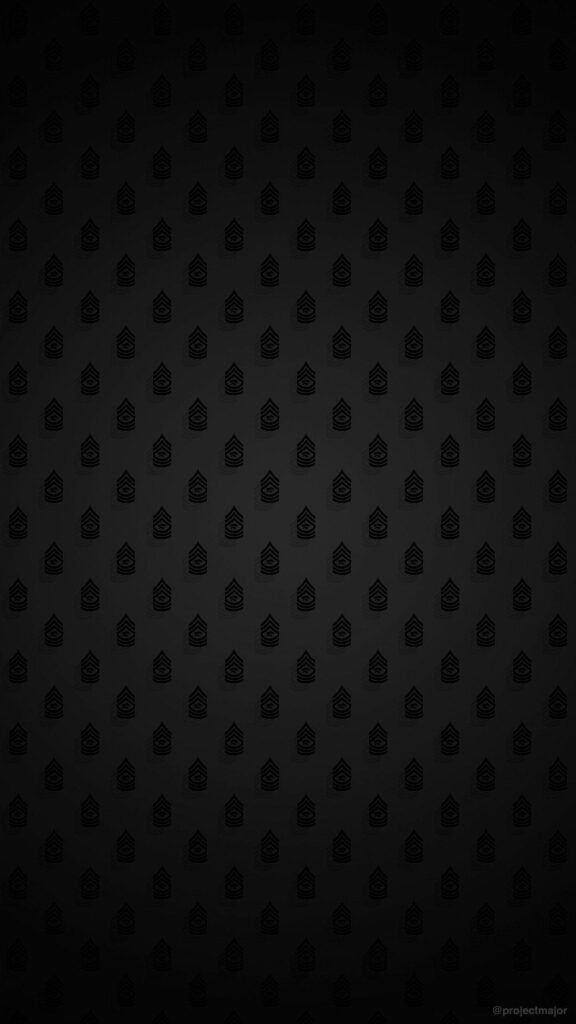 Ethereal Darkness: Mesmerizing Abstract Pattern on Pitch Black Gradient Wallpaper