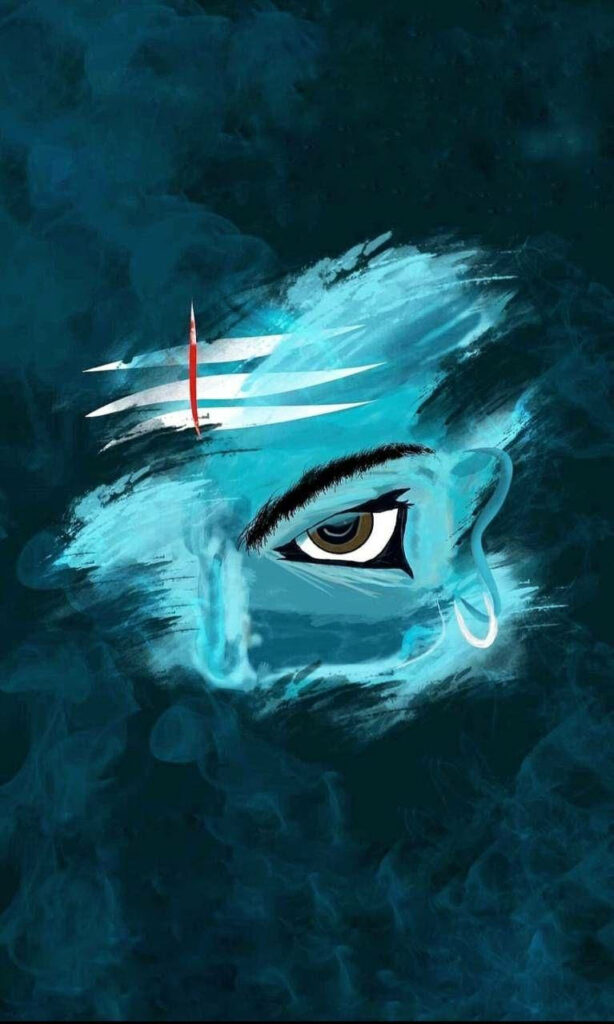 The Divine Majesty: Lord Shiva Serene Mobile Wallpaper