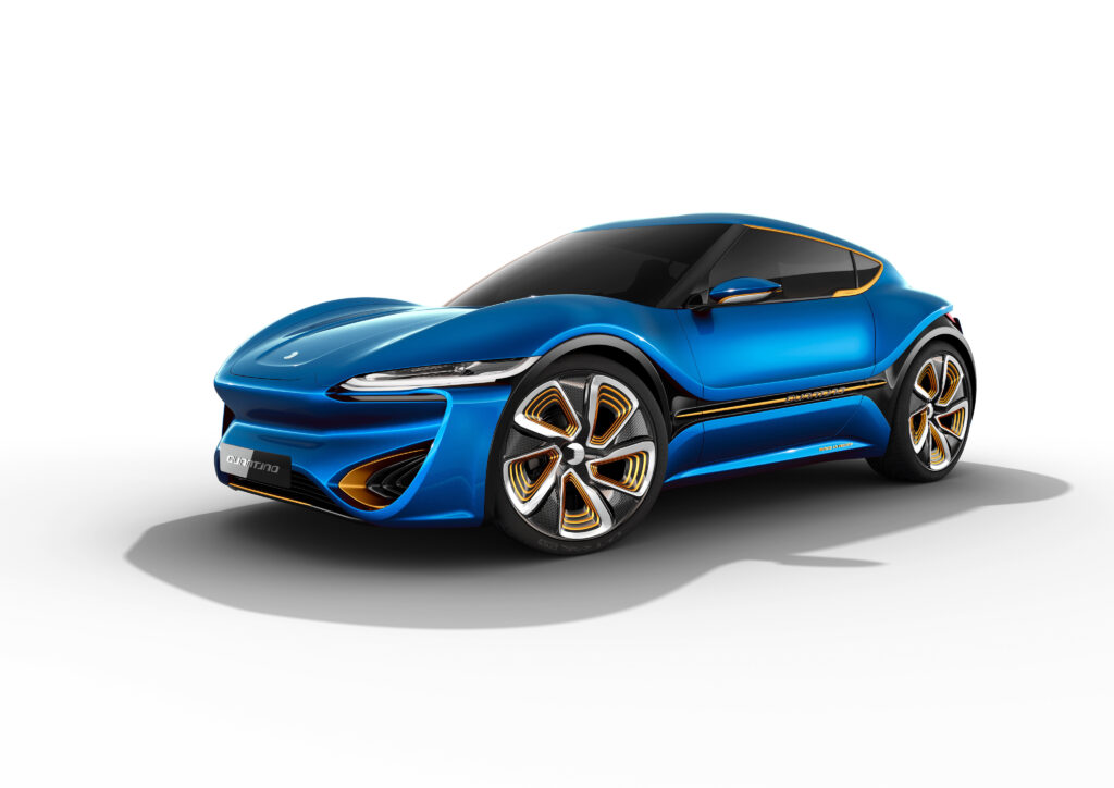 Nanoflowcell Quantino: Futuristic Electric Car Wallpaper Design