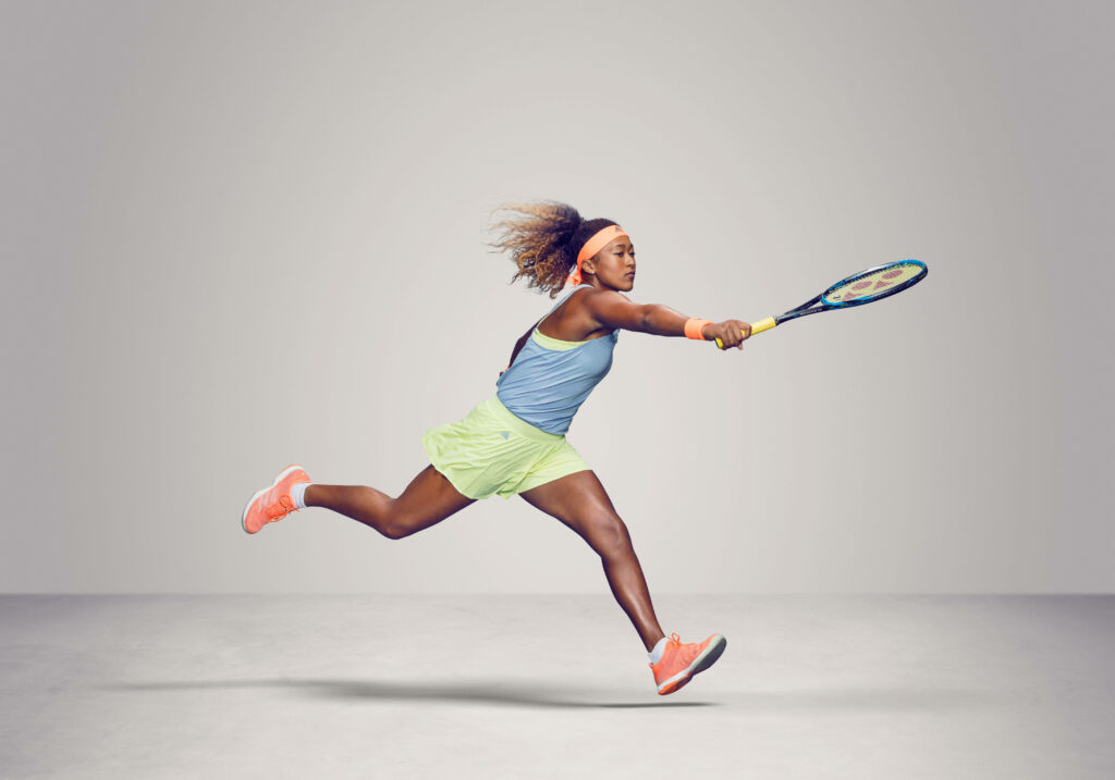 Dynamic Naomi Osaka Wallpaper: Showcasing Athleticism & Power