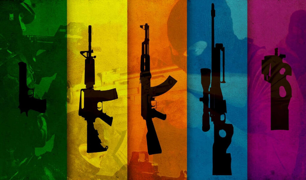 Narrow Escape: Tactical Precision in Counter-Strike Global Offensive Wallpaper