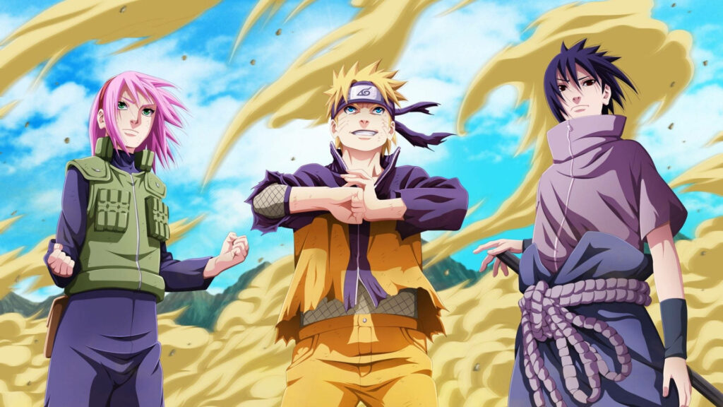 Naruto Shippuden Trio: Incredibly Stunning Anime Wallpaper
