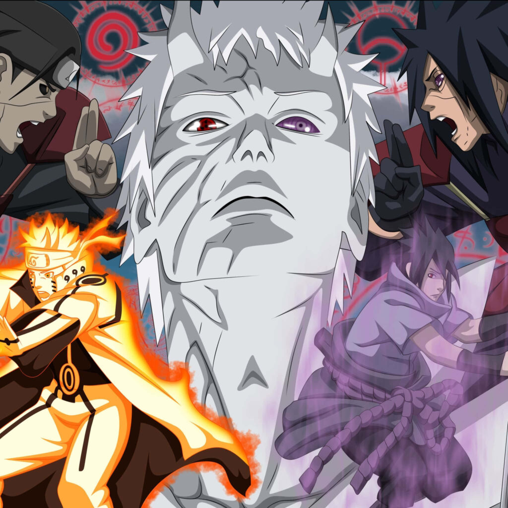 The Determined Ninja: Naruto Uzumaki Strives to Become Hokage - Vibrant Naruto Anime Wallpaper