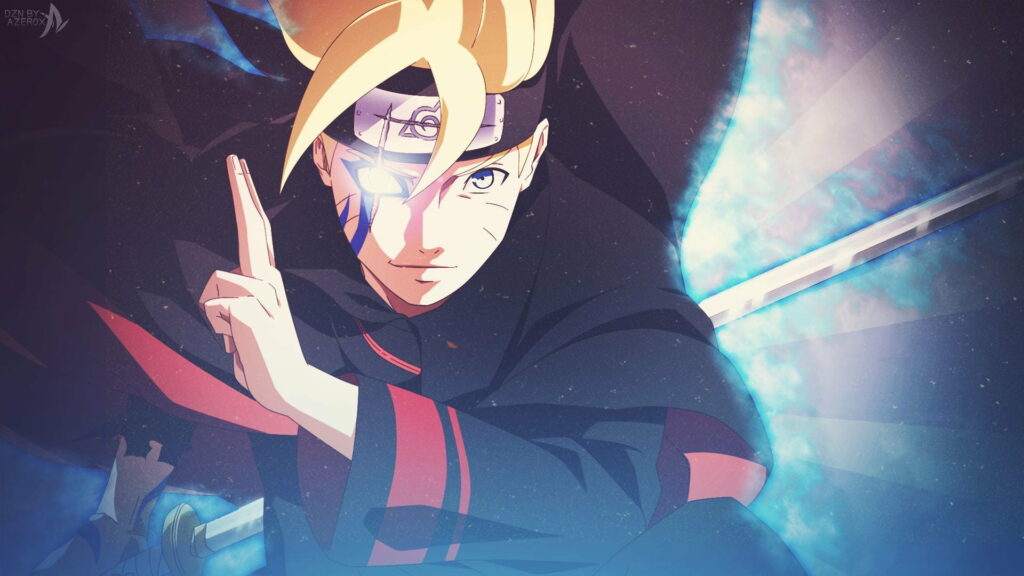 Captivating HD Wallpaper of Boruto Uzumaki Showcasing Anime Brilliance
