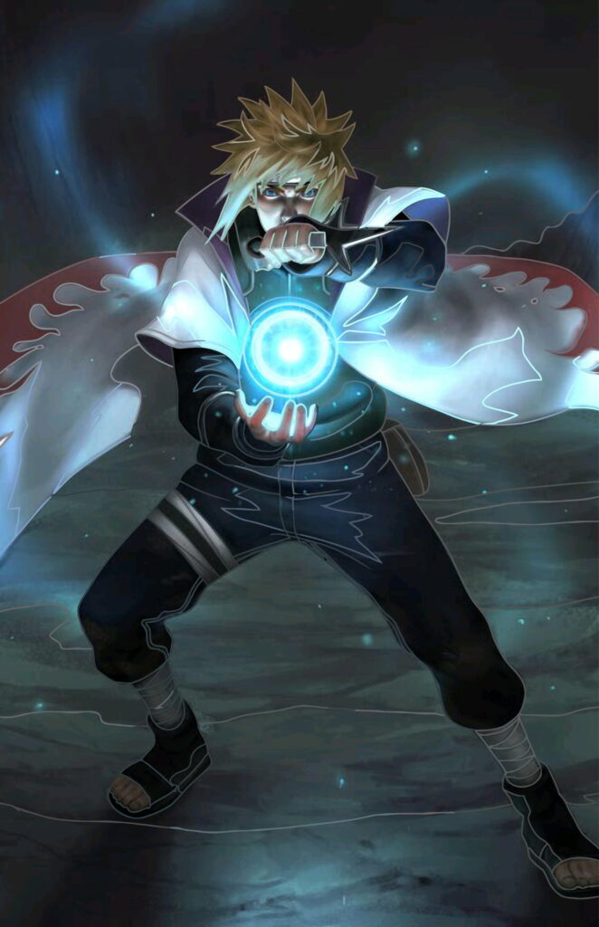 Naruto's Dynamic Legacy: Minato's Epic Anime Adventure - Fantastic HD Phone Wallpaper Background