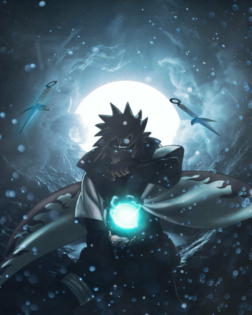 Minato Namikaze: The Legendary Hokage in Stunning HD Anime Wallpaper