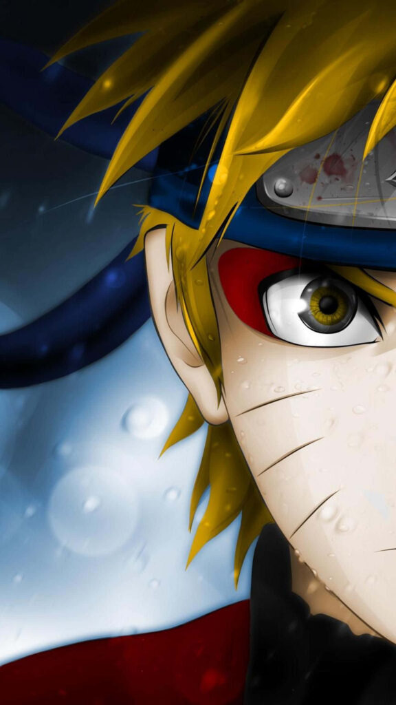 Naruto's Half-Face: The Ultimate Aesthetic Wallpaper for Your Phone