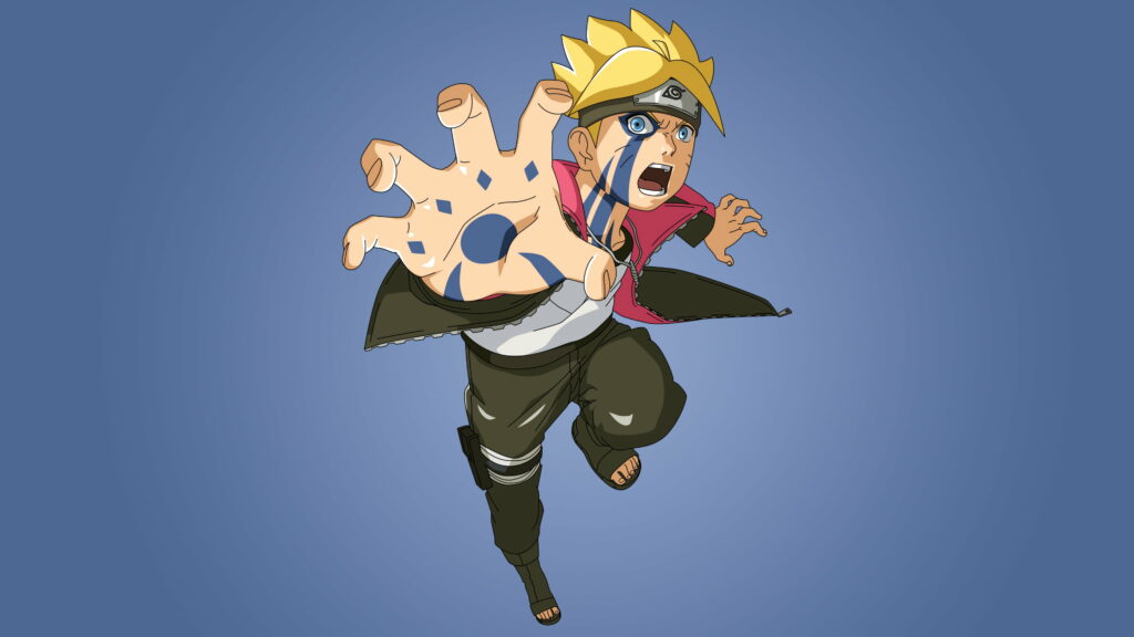 The Dynamic Adventures of Boruto Uzumaki: An Action-Packed HD Wallpaper
