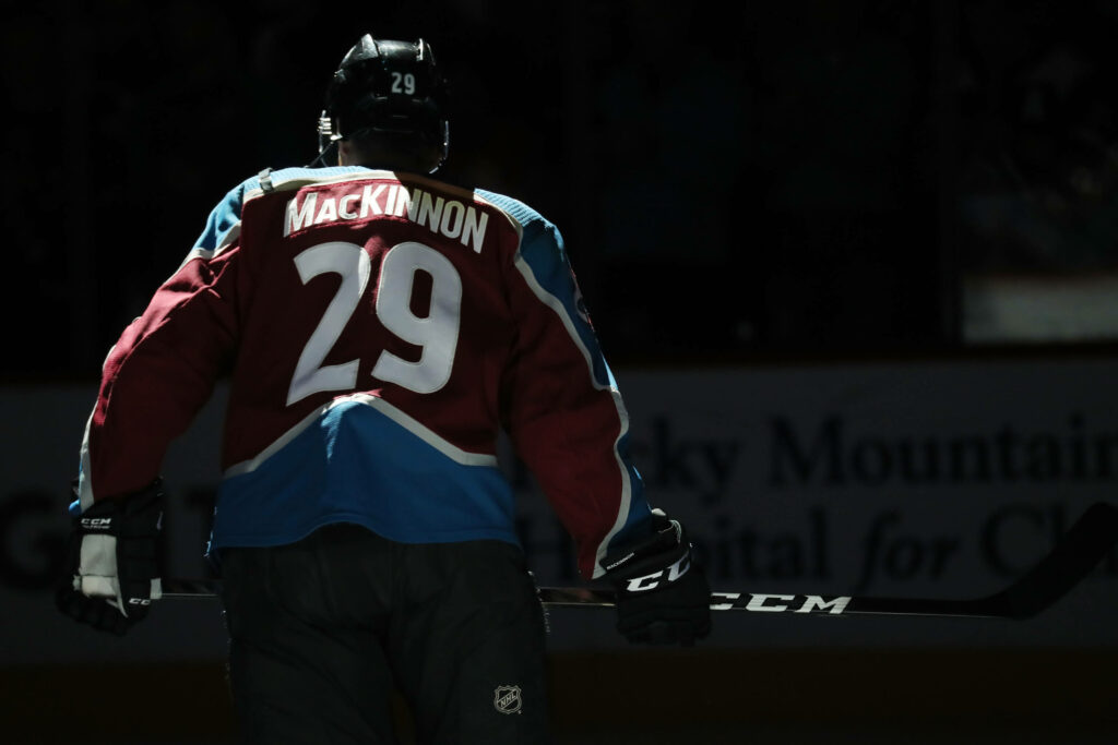 Nathan MacKinnon Dynamic Wallpaper: Number 29 Ice Hockey Action