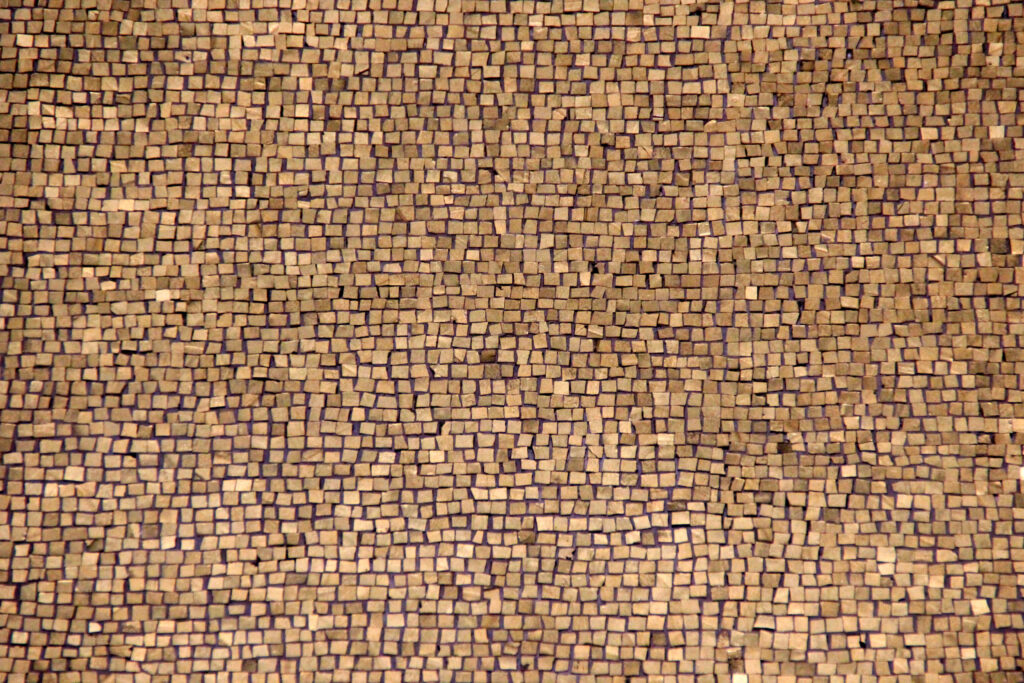 Natural Brown Mosaic Wallpaper for Versatile Graphic Backgrounds