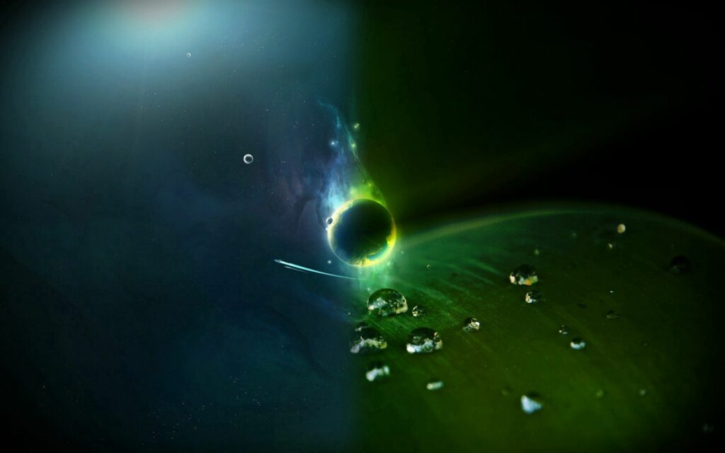 Nature Meets Space: Stunning 1920x1200 Wallpaper for Your Background