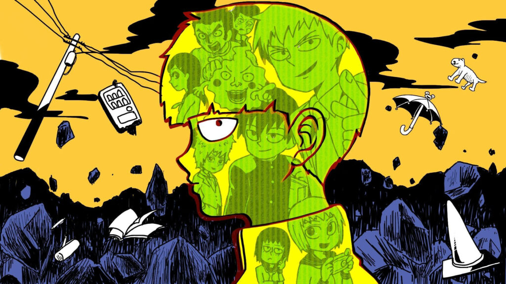 Unleashing Psychic Powers: Mob Psycho 100's Spectacular Beyond-The-Limits Visual! Wallpaper