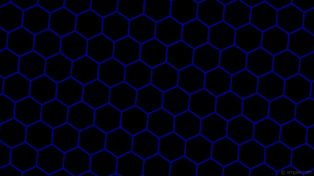 Navy Blue Hexagon Honeycomb: A captivating HD wallpaper with a mesmerizing textured pattern
