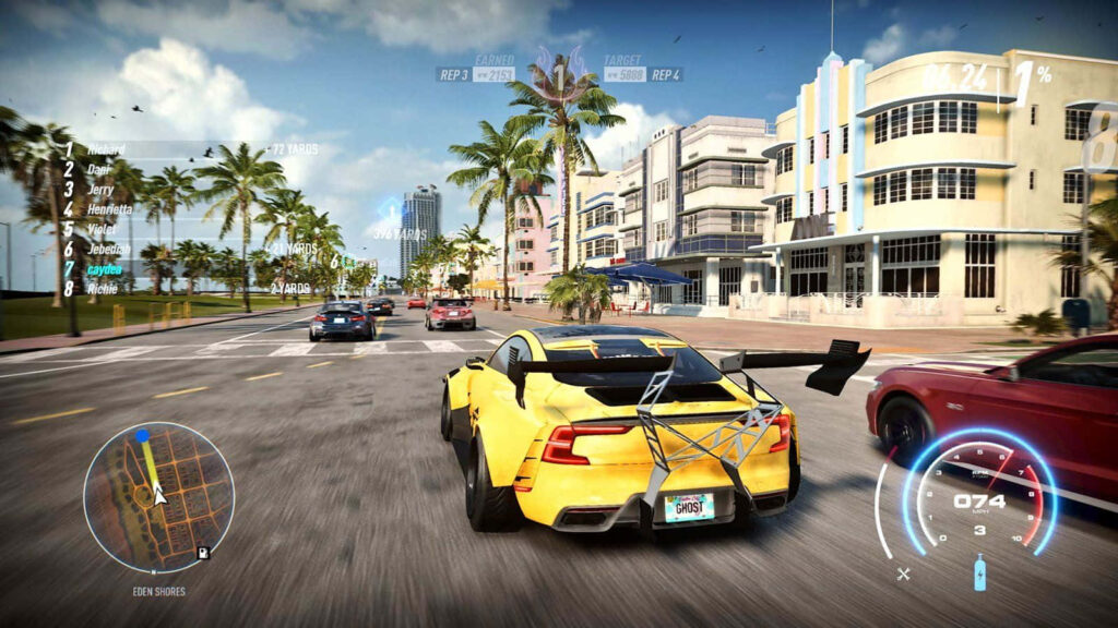 High-Speed Racing Wallpaper: Need For Speed Heat Cityscapes