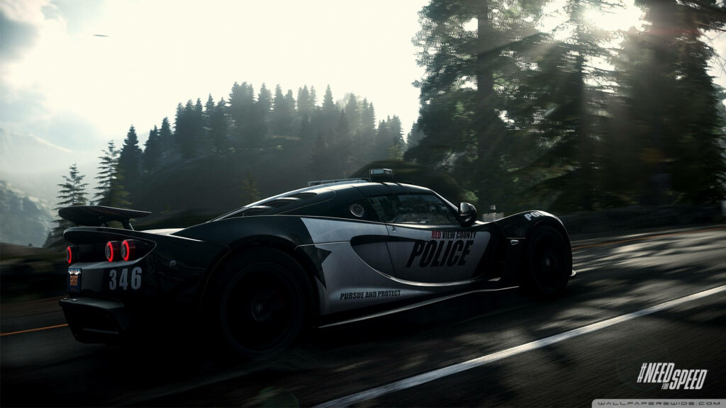 Stunning Need for Speed Rivals Police Car Wallpaper | Scenic Racing