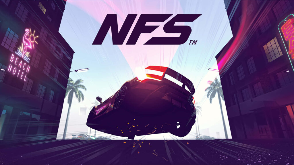 Need for Speed Official Poster Wallpaper: Nighttime Stunt Action