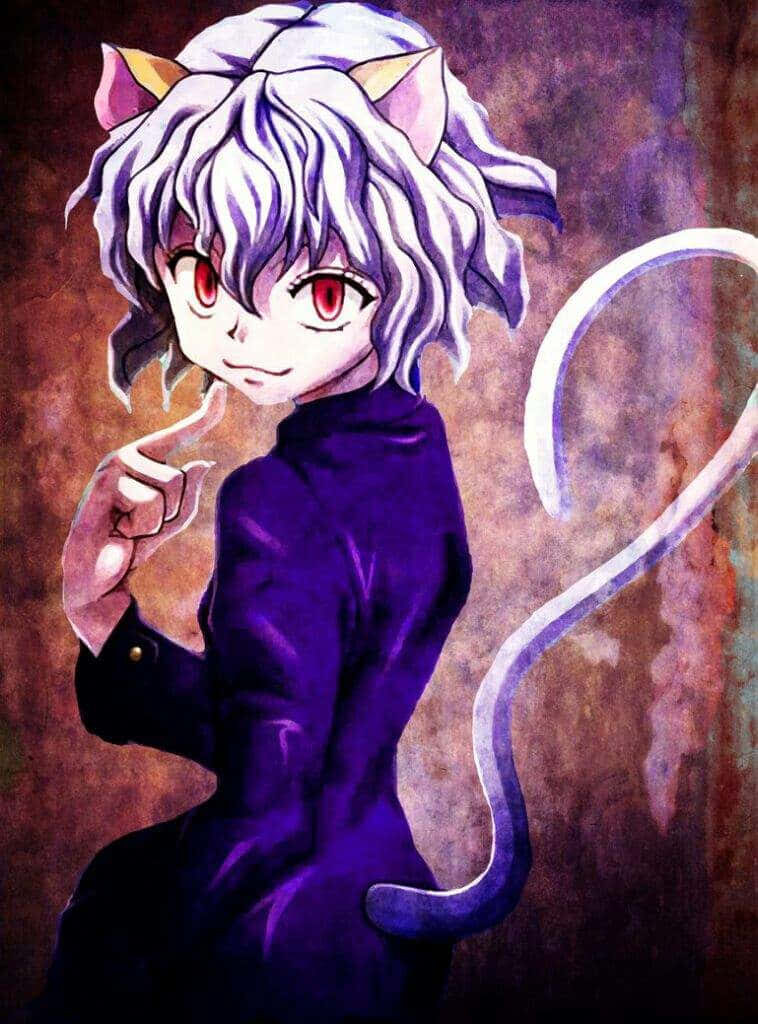 Neferpitou Wallpaper: Enigmatic Hunter x Hunter Character Art