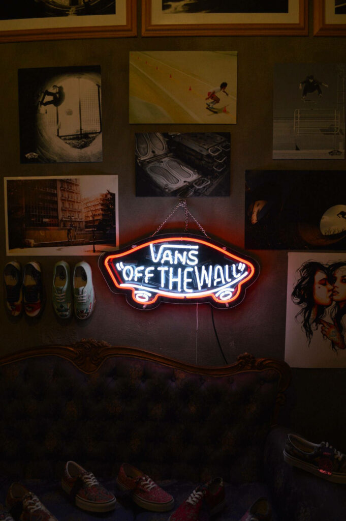 Neon Vans: The Ultimate Off the Wall Wallpaper