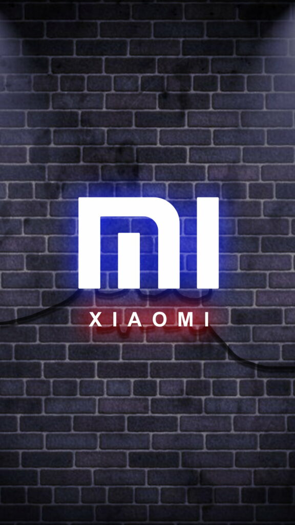 Glowing Neon Ambience: XIAOMI Mi's Vivid Wall Background HD Phone Wallpaper